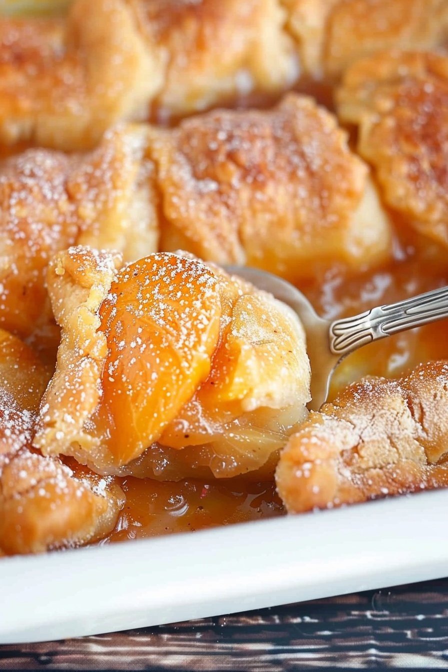 Baked Peach Pockets