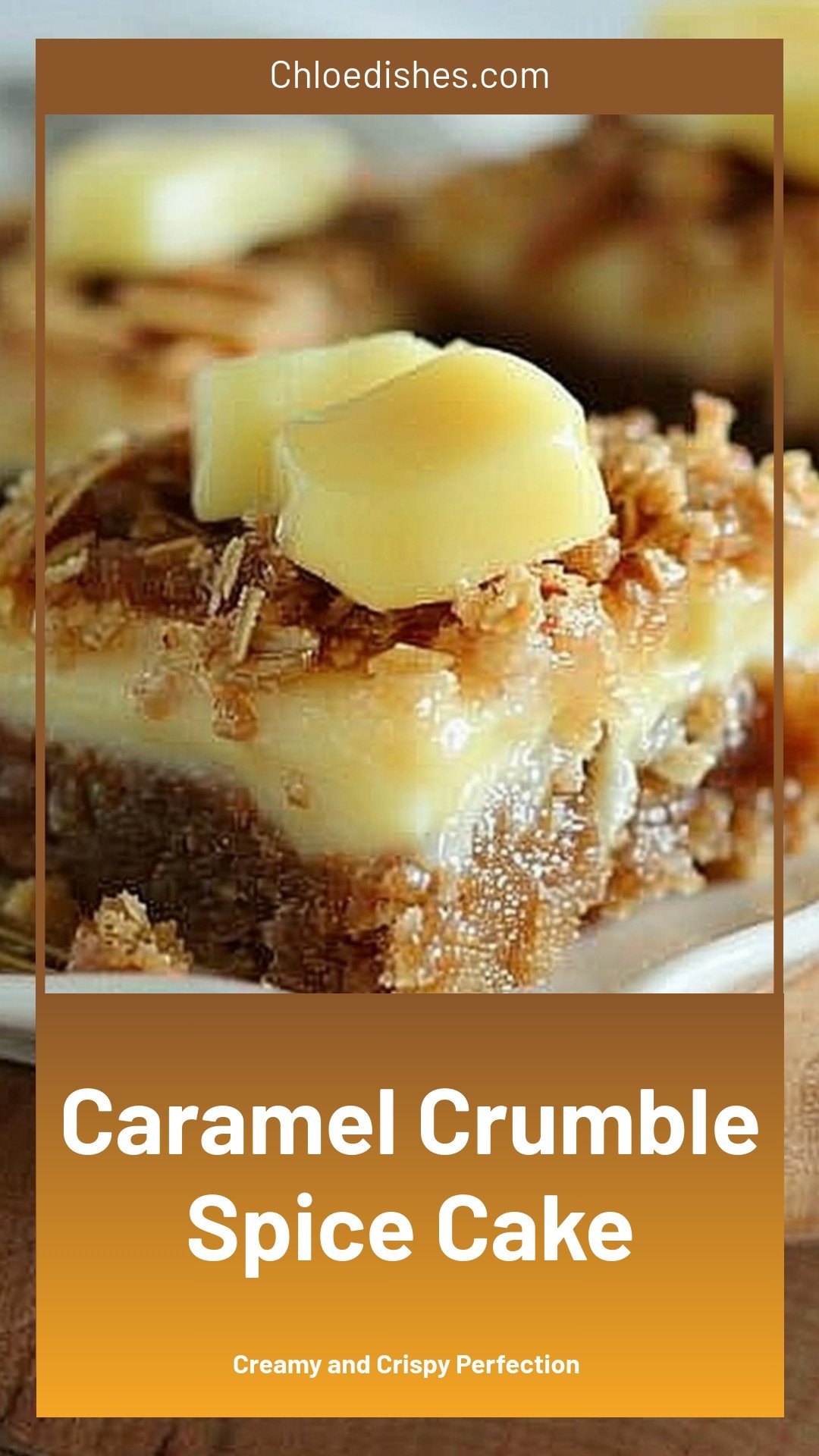 Caramel Crumble Spice Cake
