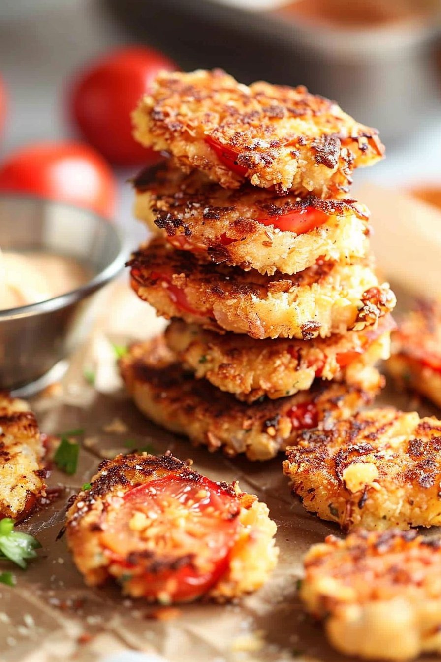 Crispy Fried Tomato Appetizers