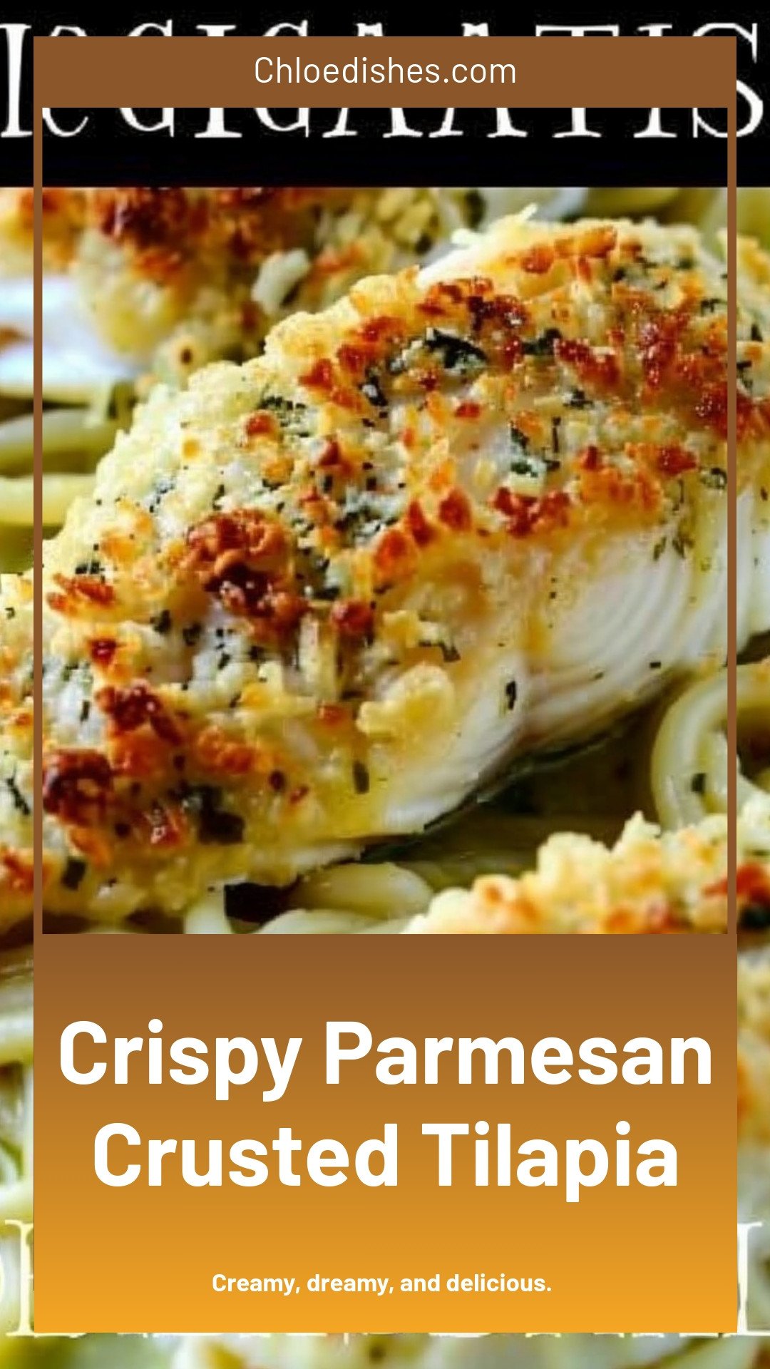 Crispy Parmesan Crusted Tilapia