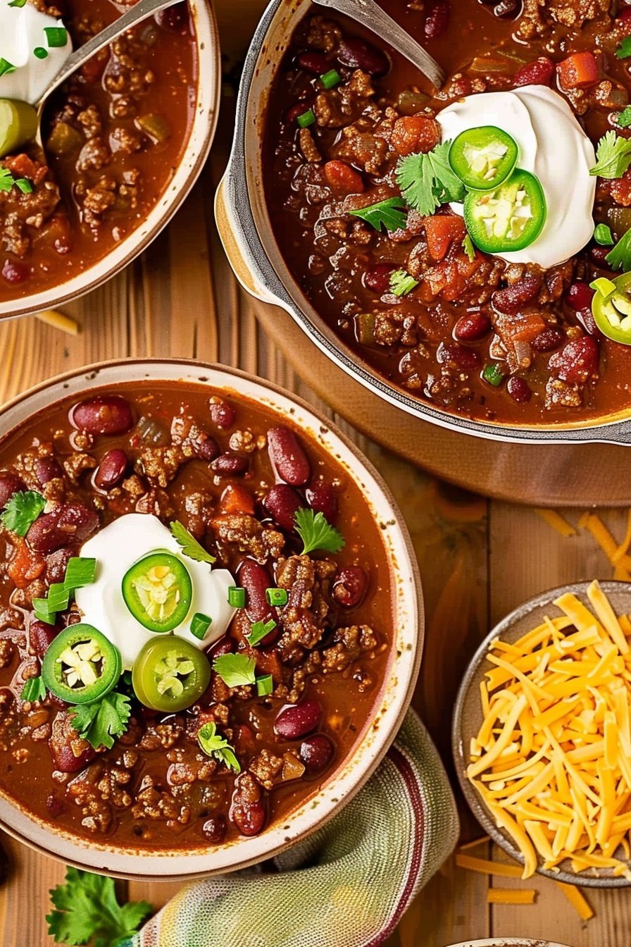 Effortless Slow Cooker Chili