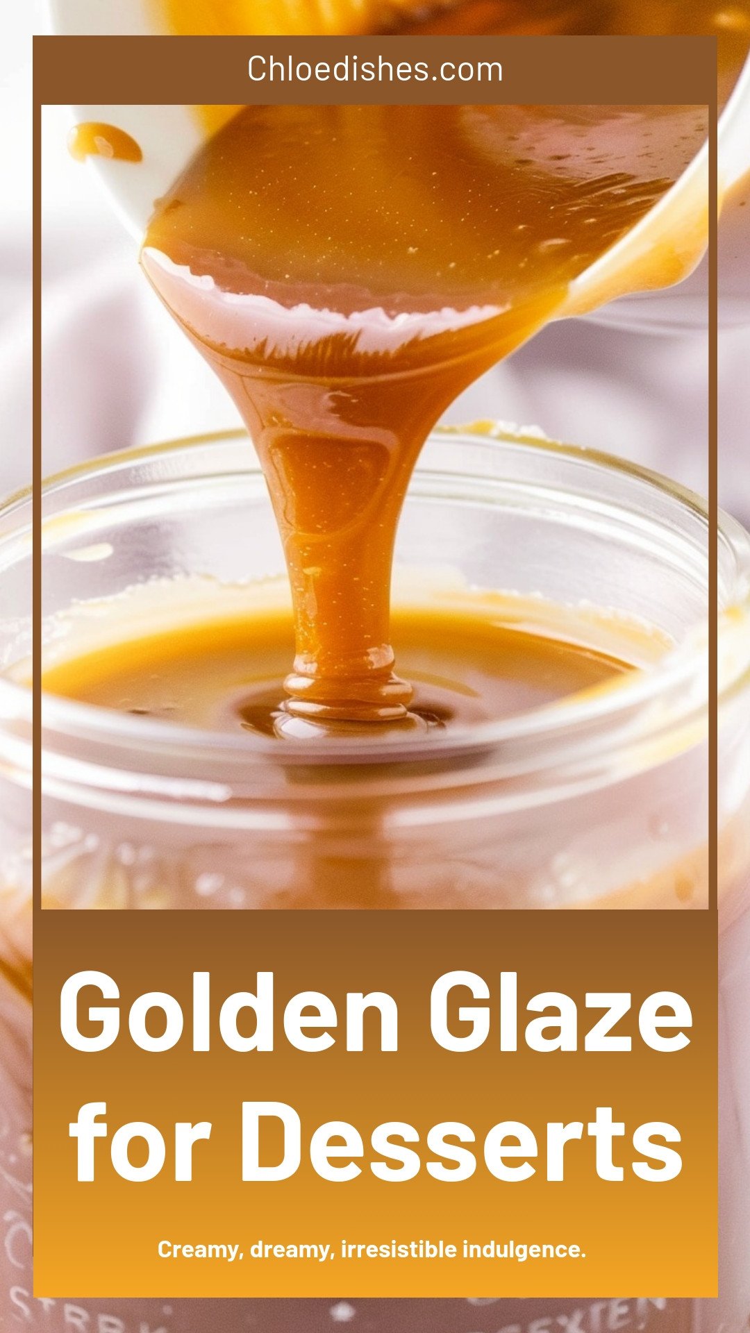 Golden Glaze for Desserts