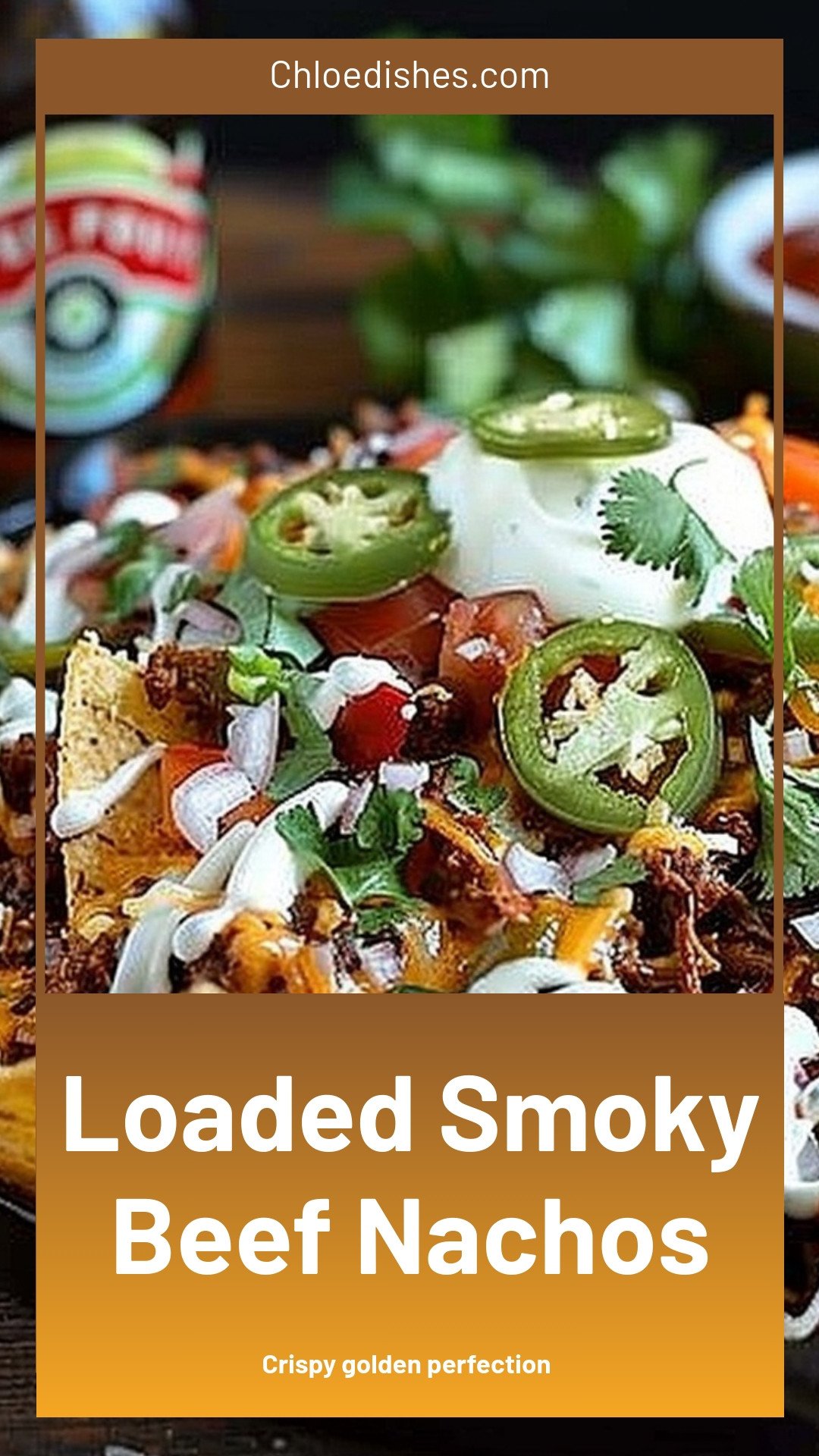 Loaded Smoky Beef Nachos