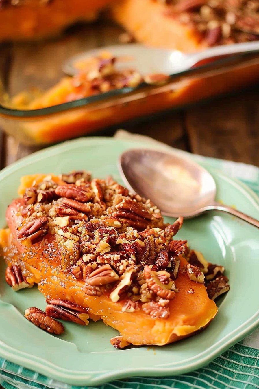 Maple Pecan Sweet Potatoes