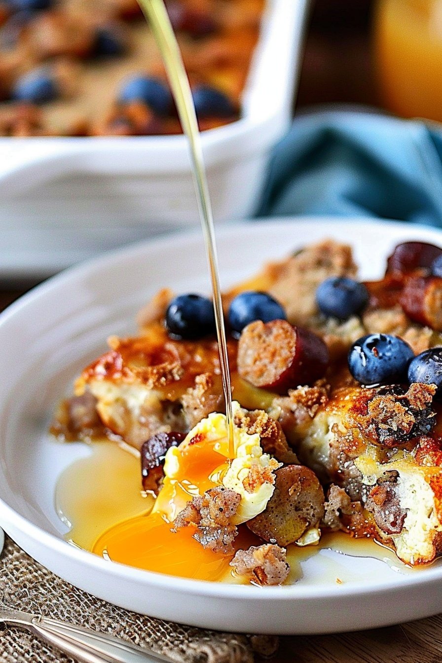 Morning Egg and Sausage Bake