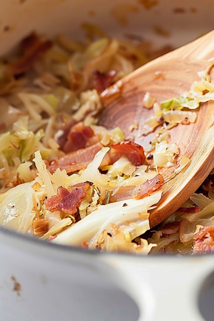 Savory Bacon and Cabbage
