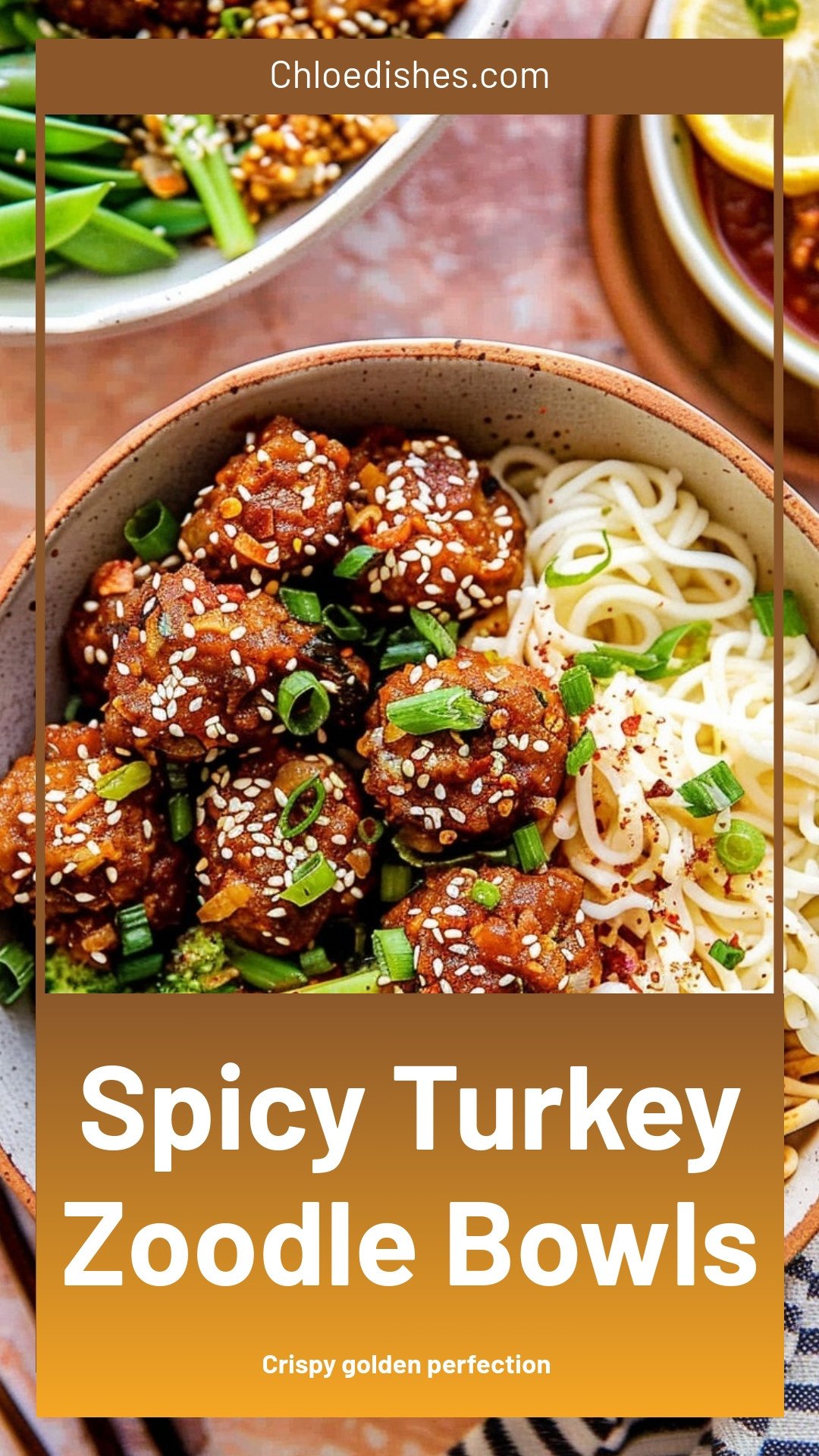 Spicy Turkey Zoodle Bowls