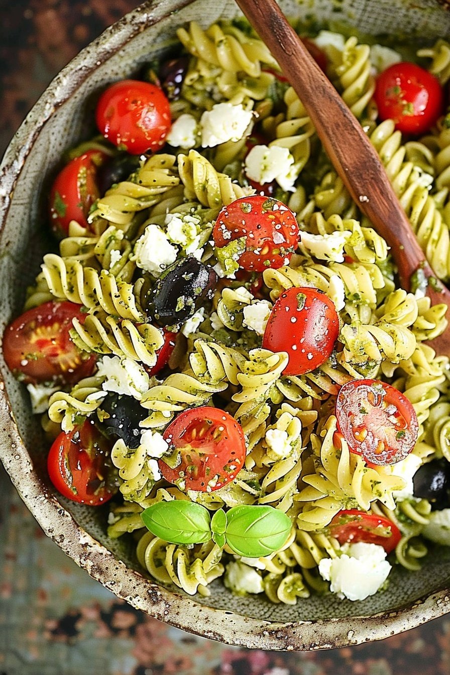 Summer Basil Fusilli Bowl