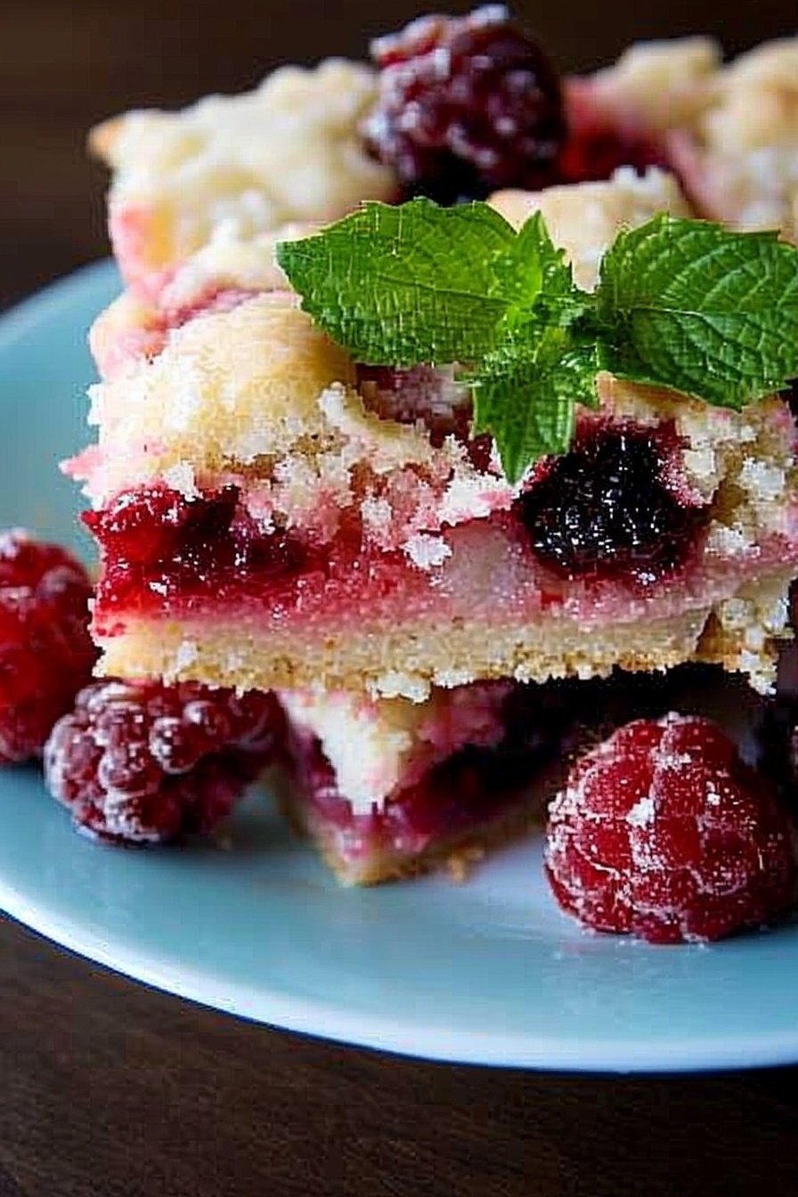 Summer Berry Squares