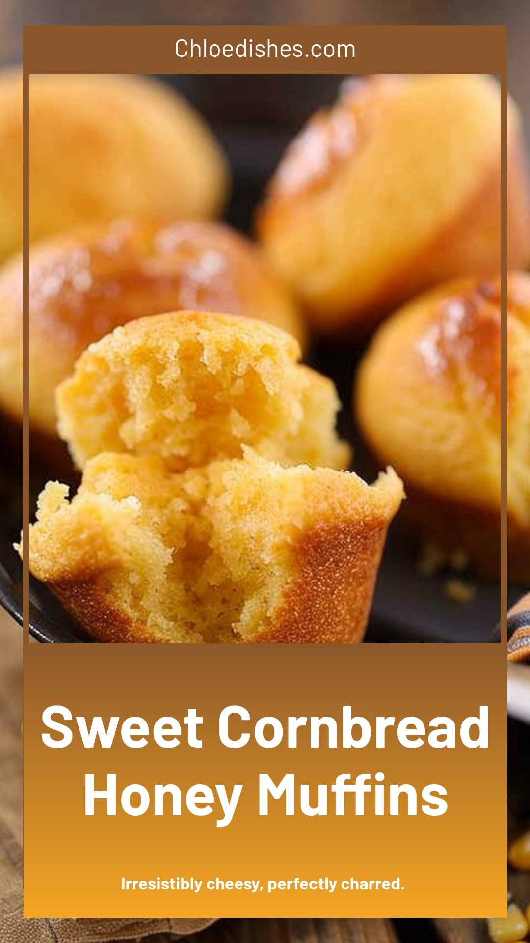 Sweet Cornbread Honey Muffins