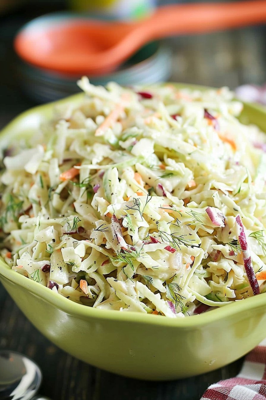 Tangy Dill Slaw