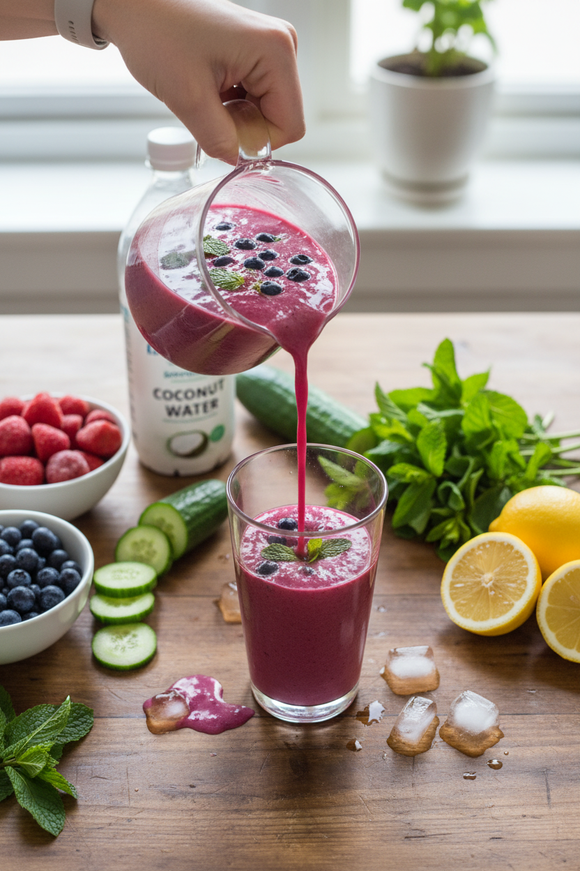 Berry Bliss Smoothie - from Magic in Our Kitchen | Caroline Chambers