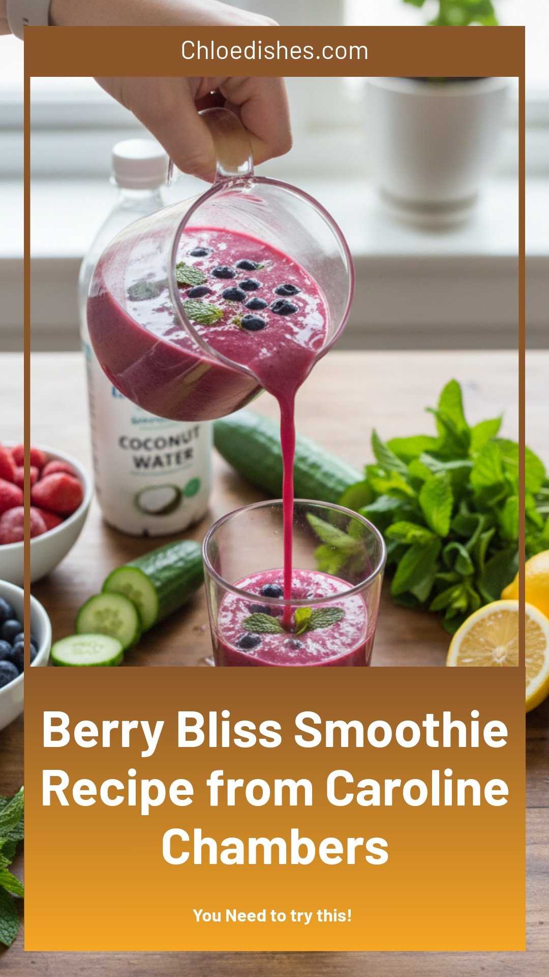 Berry Bliss Smoothie - from Magic in Our Kitchen | Caroline Chambers