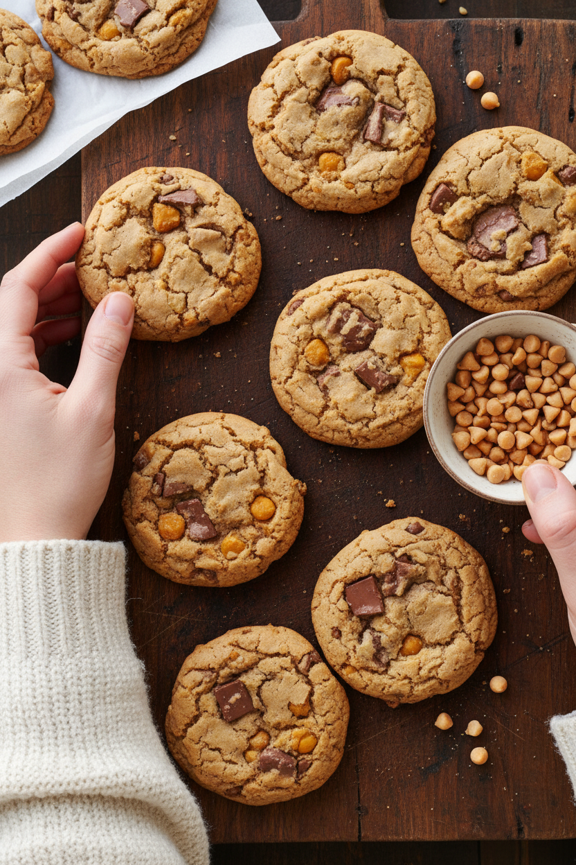 Butterscotch Toffee Cookies