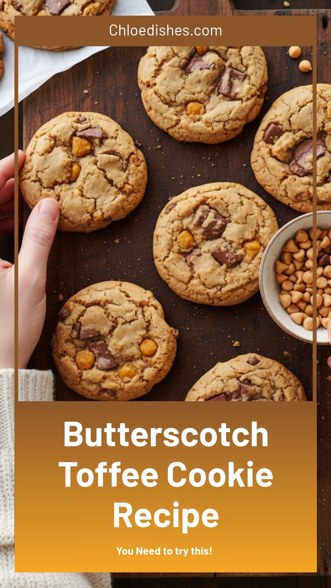 Butterscotch Toffee Cookies
