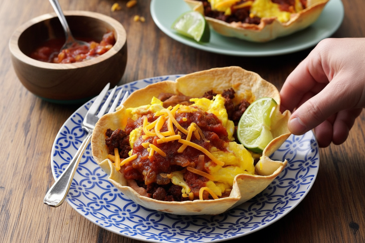 Chorizo and Eggs Ranchero