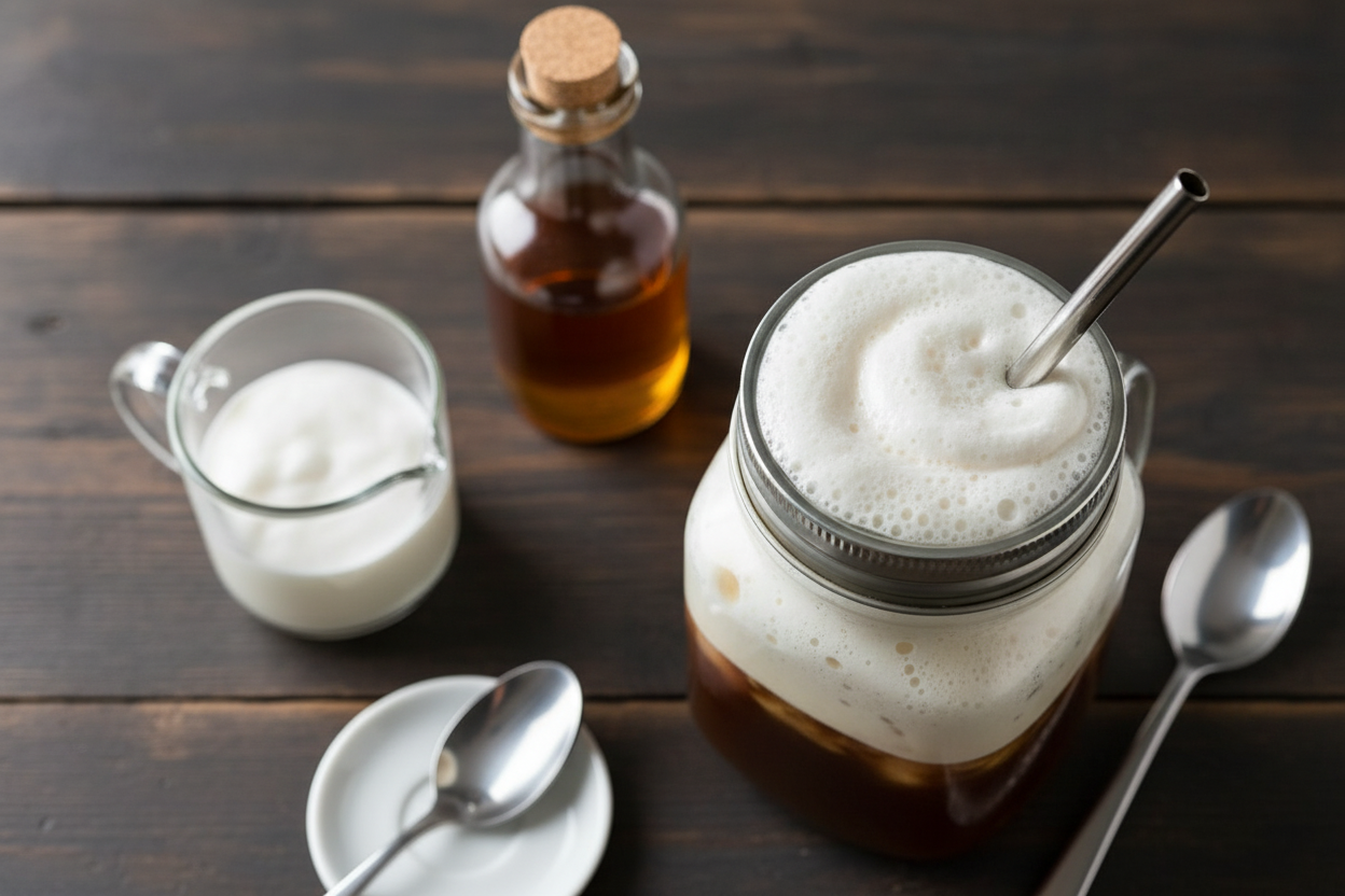 How to Make a Copycat Starbucks Cold Foam Cold Brew