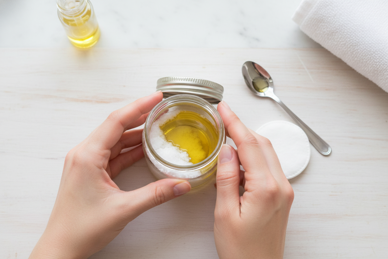 DIY Coconut Oil Makeup Remover Tutorial