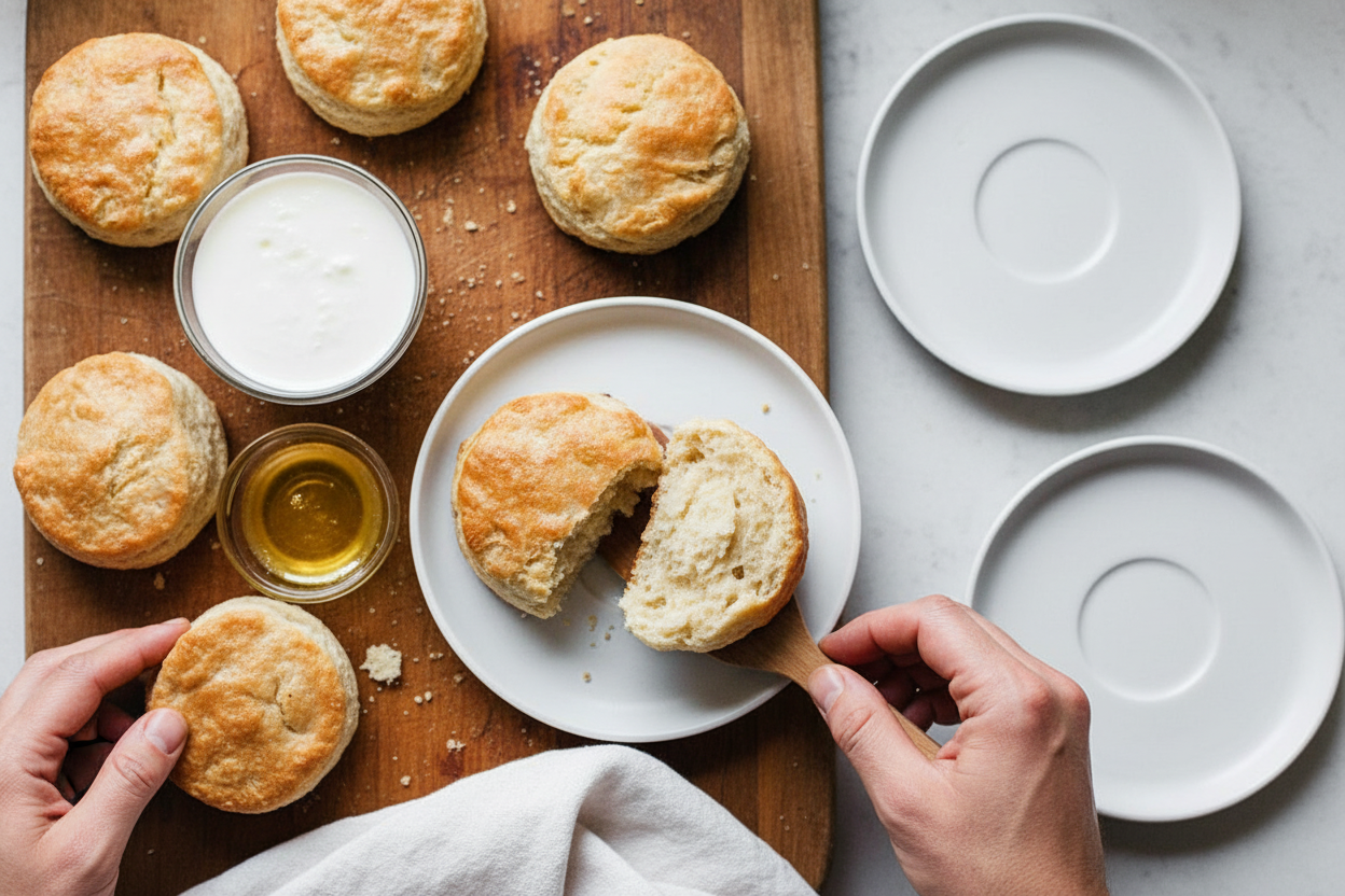 Easy Homemade Buttermilk Biscuits