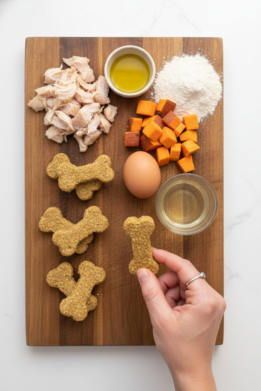 How to Make Homemade Chicken Dog Treats