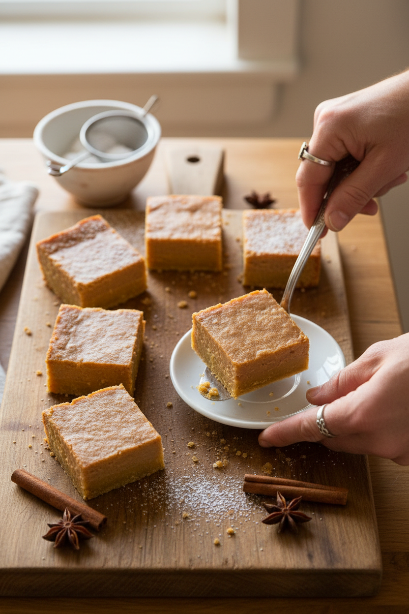 Ooey Gooey Pumpkin Cheesecake Blondies | Caroline Chambers