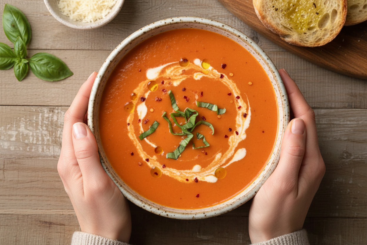 Roasted Tomato Soup: Roasted Tomato Soup Recipe for Cozy Meals