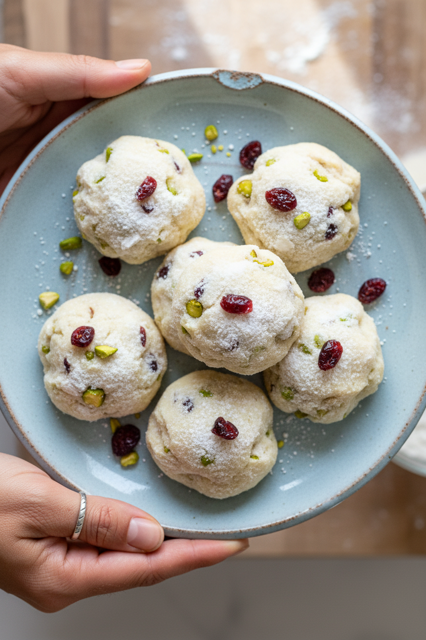 Air Fryer Snowball Cookies
