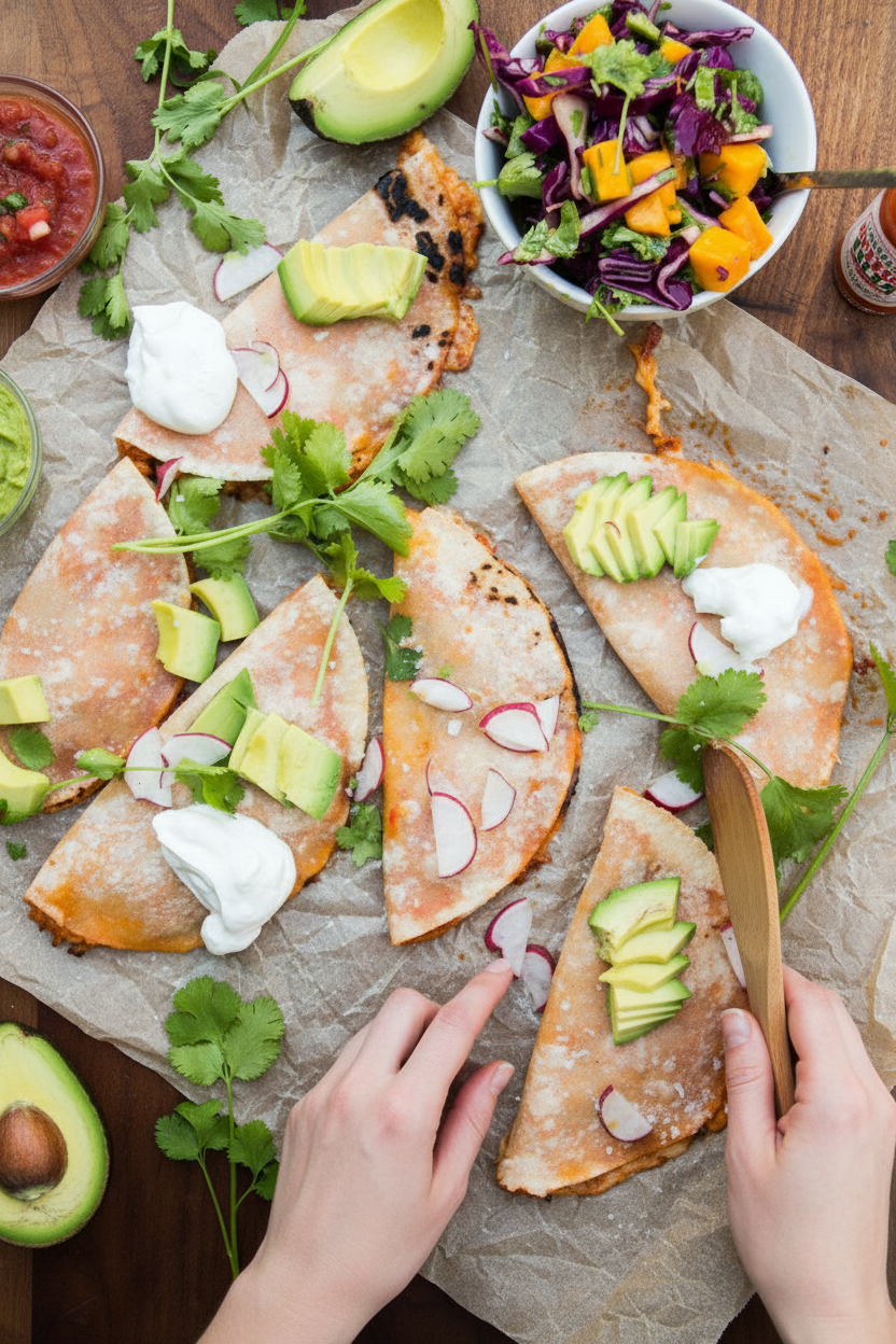 Baked Cholula Chicken Tacos with Mango Slaw | Caroline Chambers