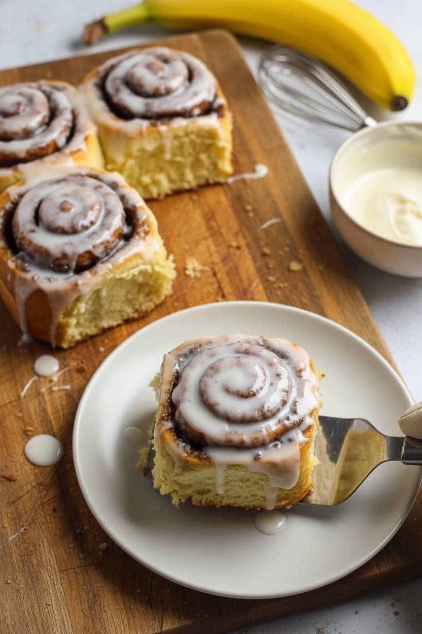 Banana Bread Cinnamon Rolls Recipe