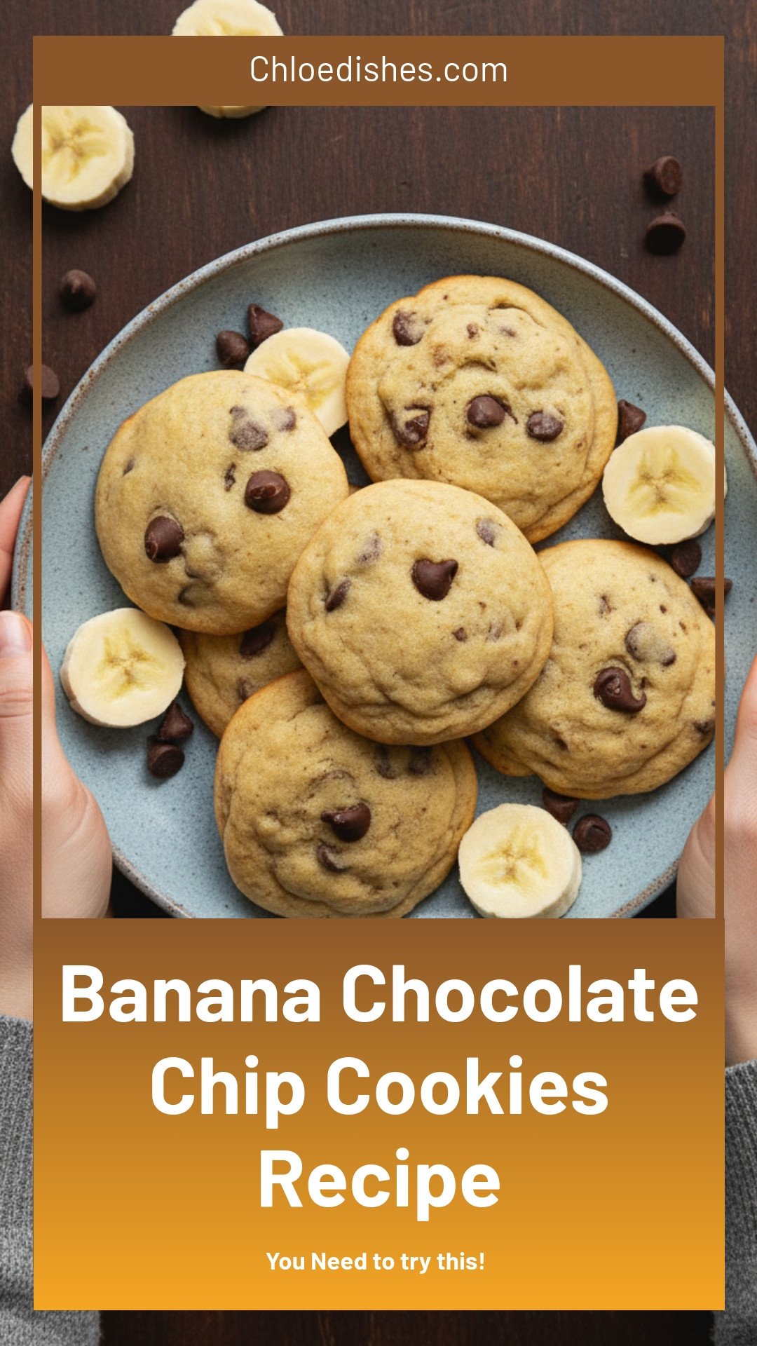 Banana Chocolate Chip Cookies