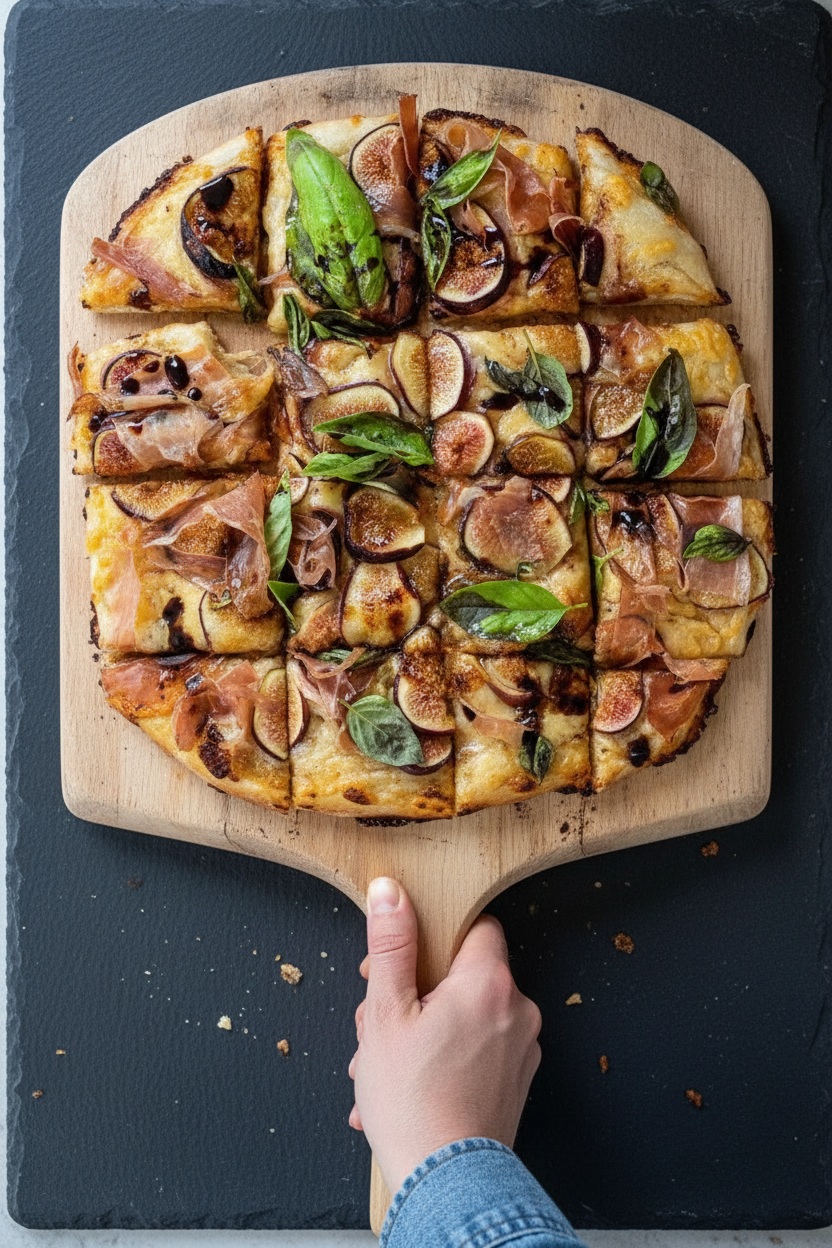Trader Joe's Caramelized Onion and Fig Pizza | Caroline Chambers