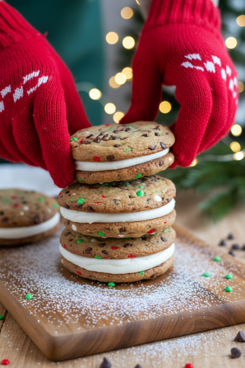 Christmas Cookie Sandwiches