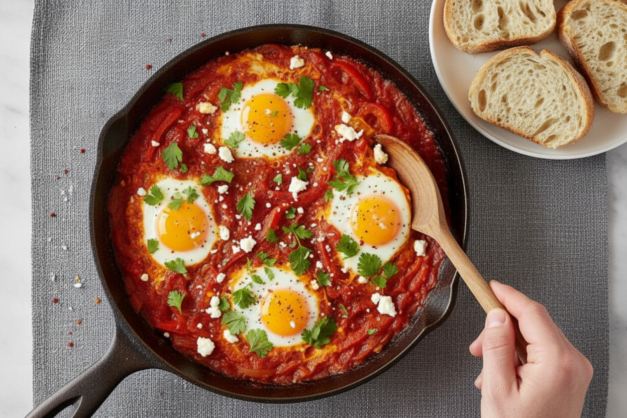 Classic Shakshuka with Sourdough Recipe