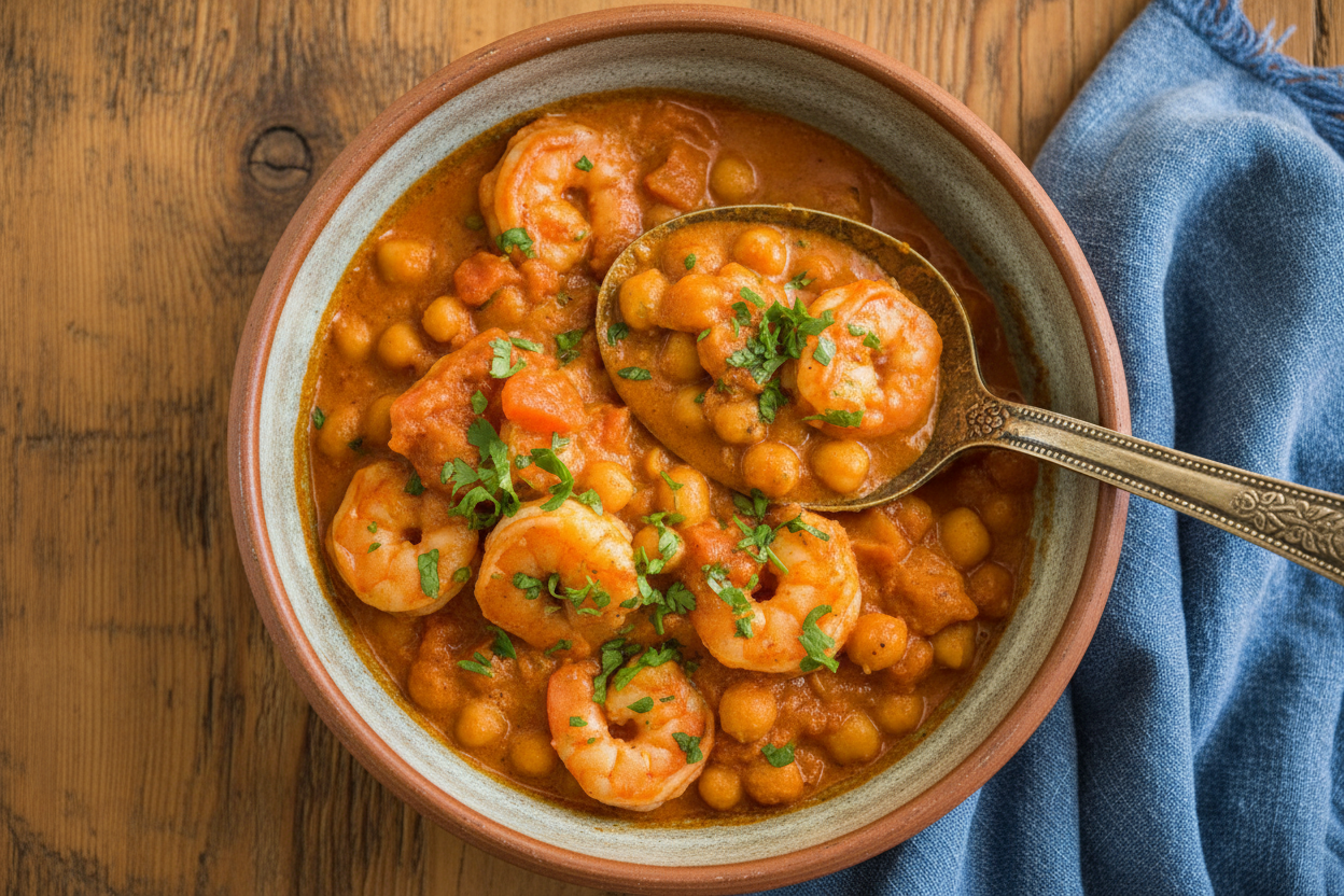 Coconut Shrimp Tikka Masala Fusion Recipe