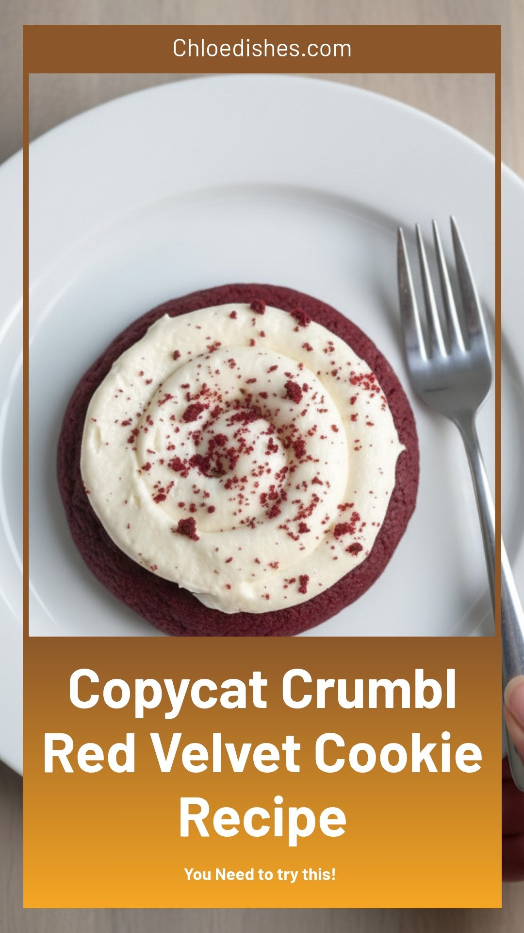 Crumbl Copycat Red Velvet Cookies