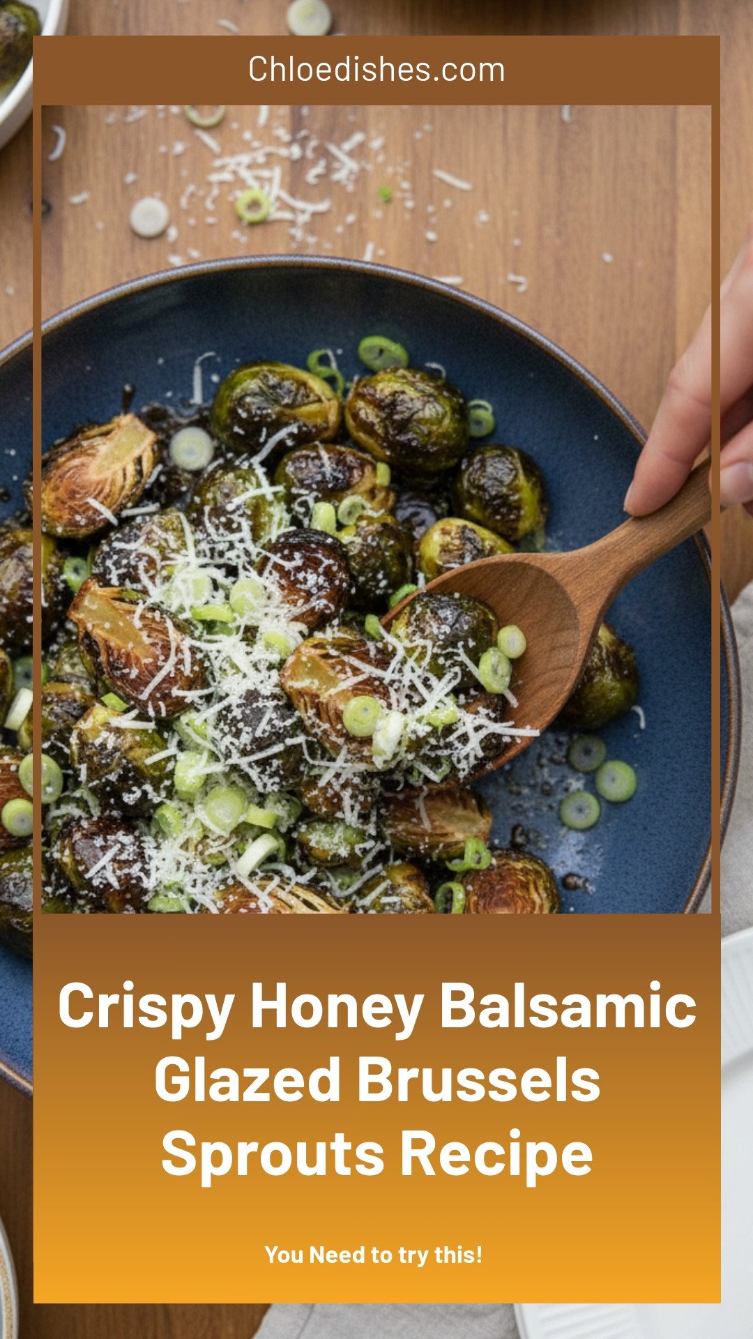 Crispy Honey Balsamic Glazed Brussels Sprouts | Caroline Chambers