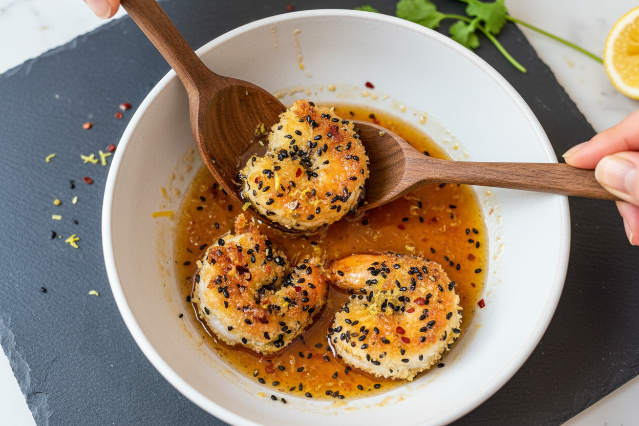 Crispy Sesame Honey Shrimp