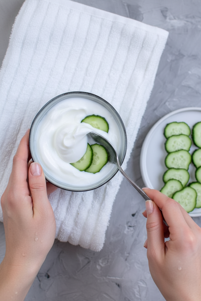 How to Make a Cucumber Face Mask