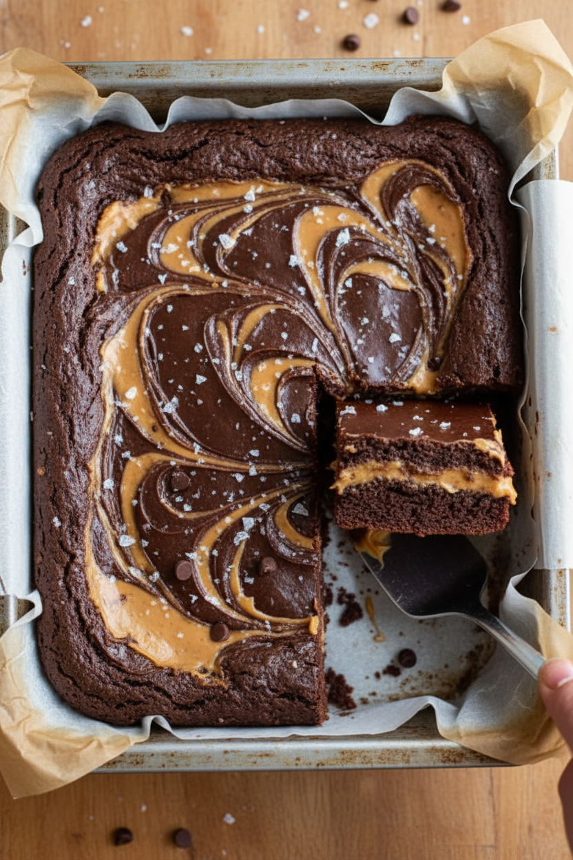 3 Ingredient Peanut Butter Brownies