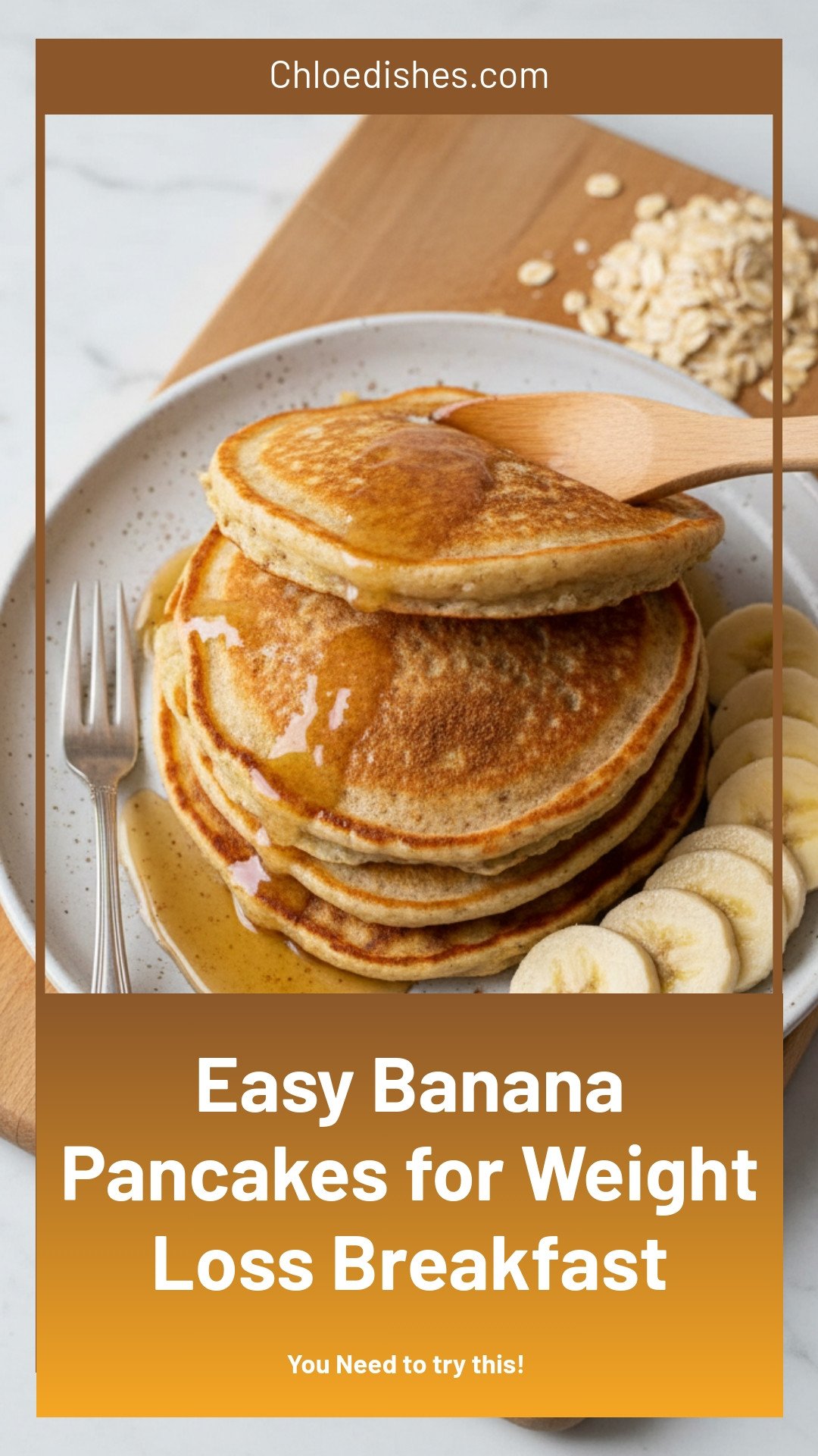 Weight Loss Breakfast Banana Pancakes Recipe