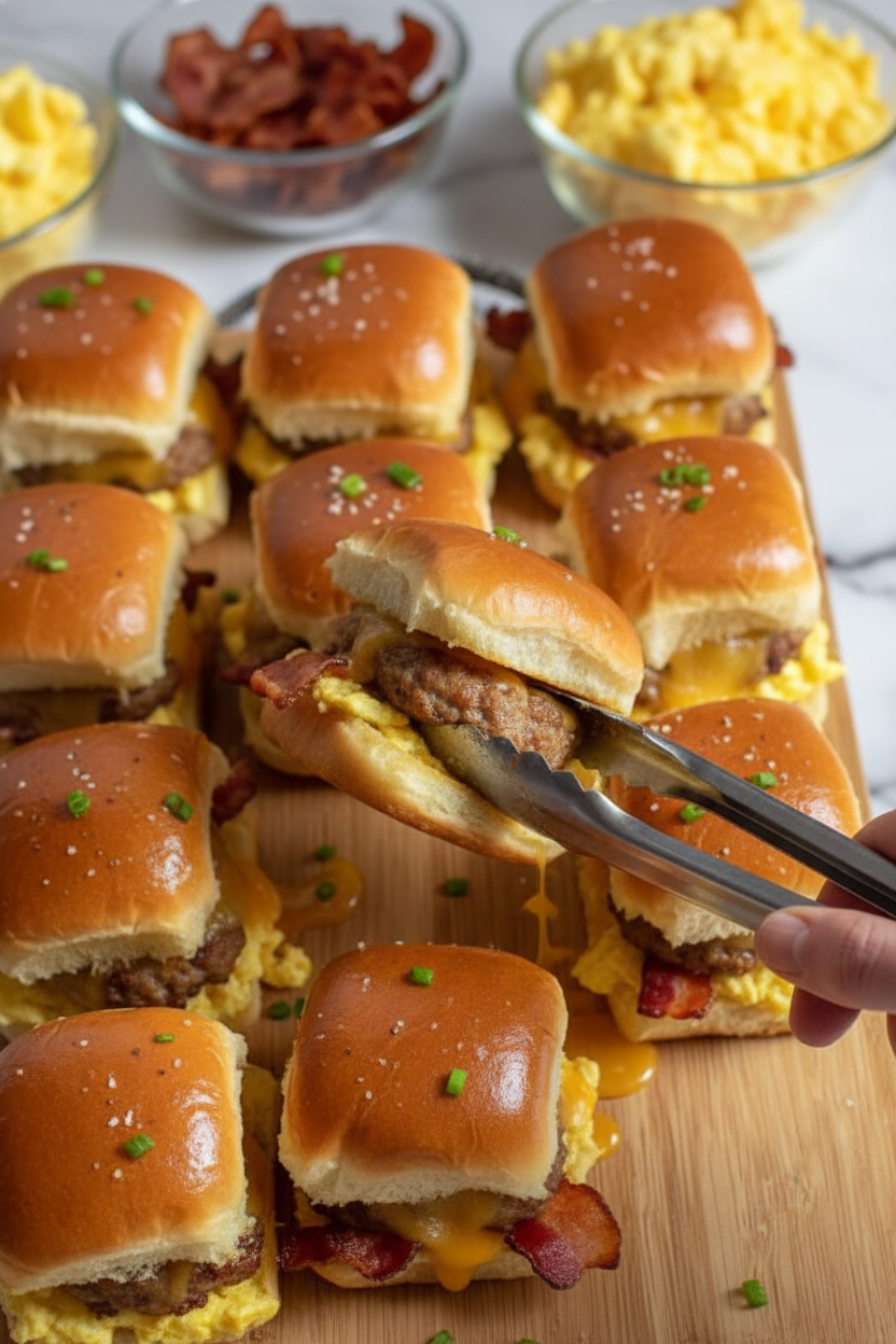 Easy Breakfast Sliders Recipe