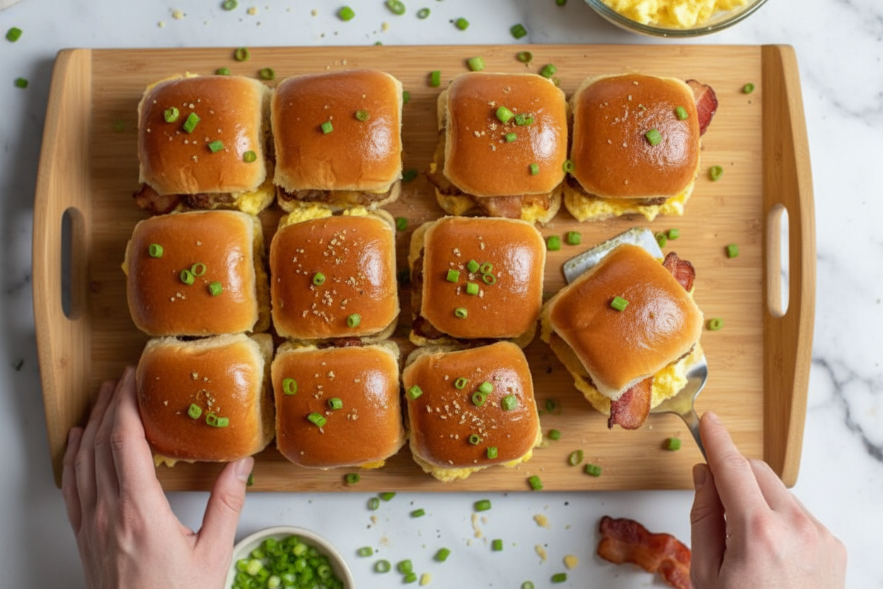 Easy Breakfast Sliders Recipe for a Crowd