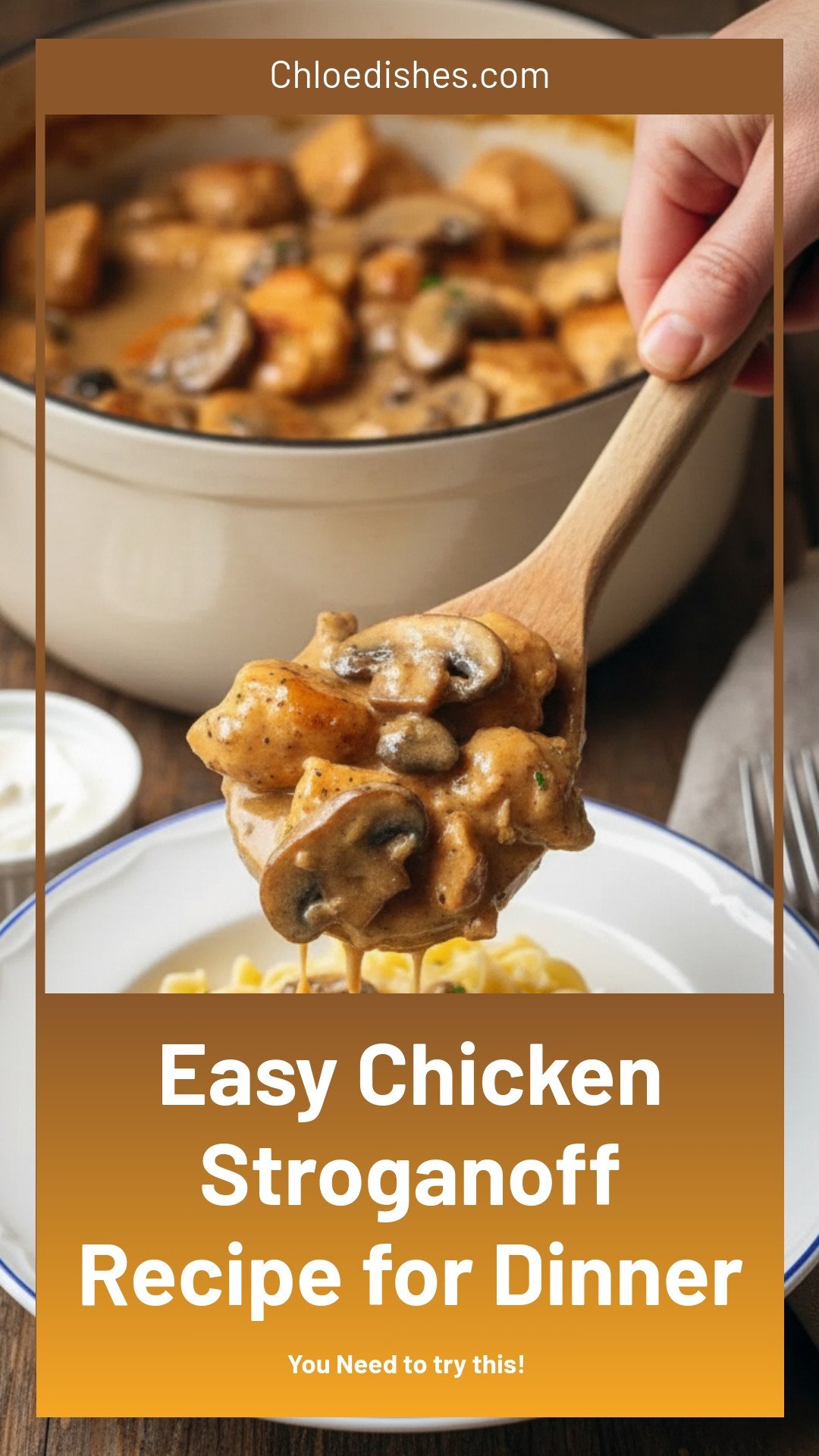 Easy Chicken Stroganoff