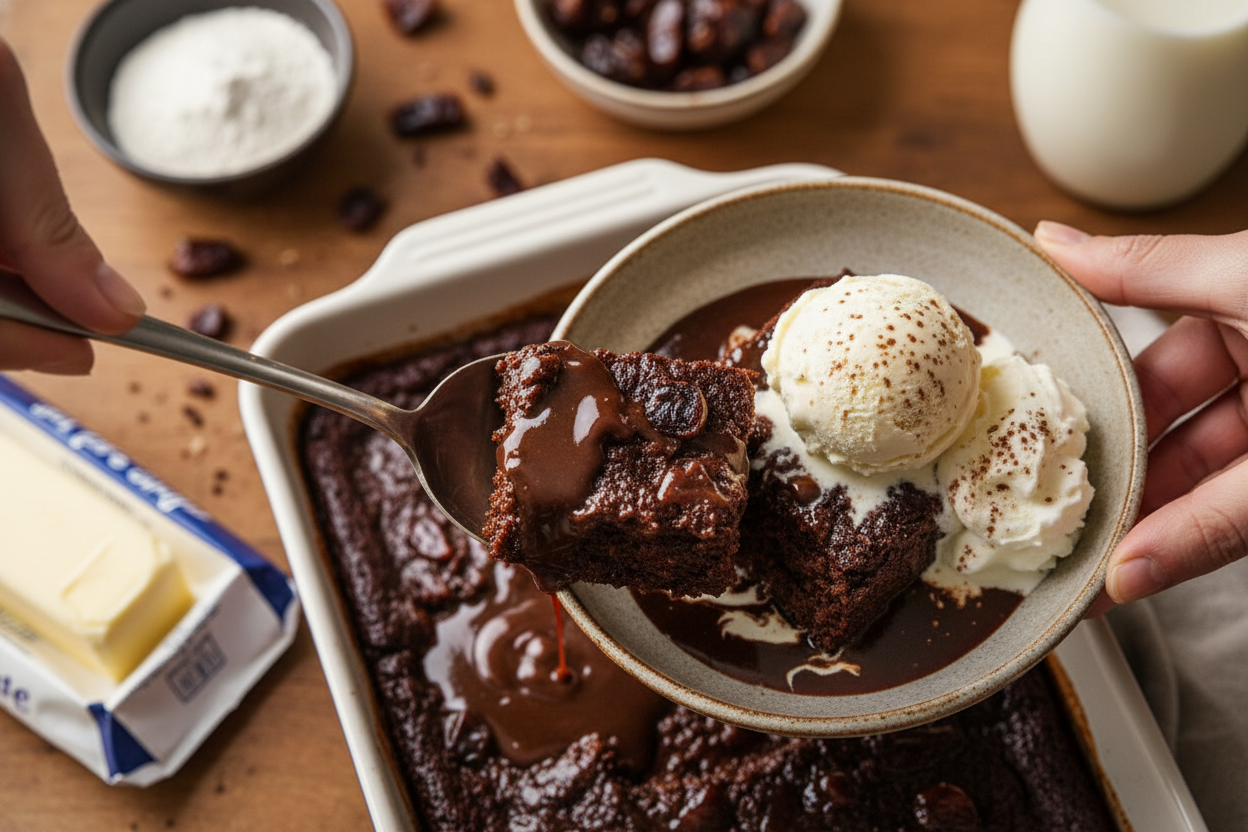 Easy Chocolate Sticky Toffee Pudding