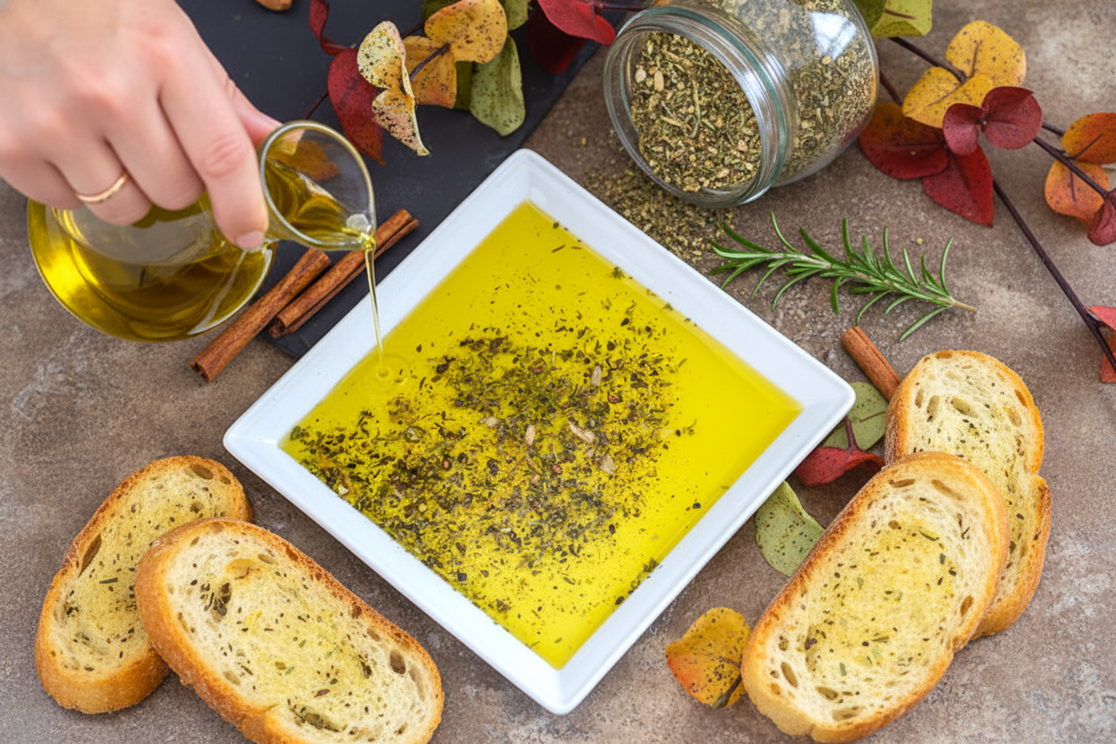 Easy Greek Dipping Oil Recipe for Bread