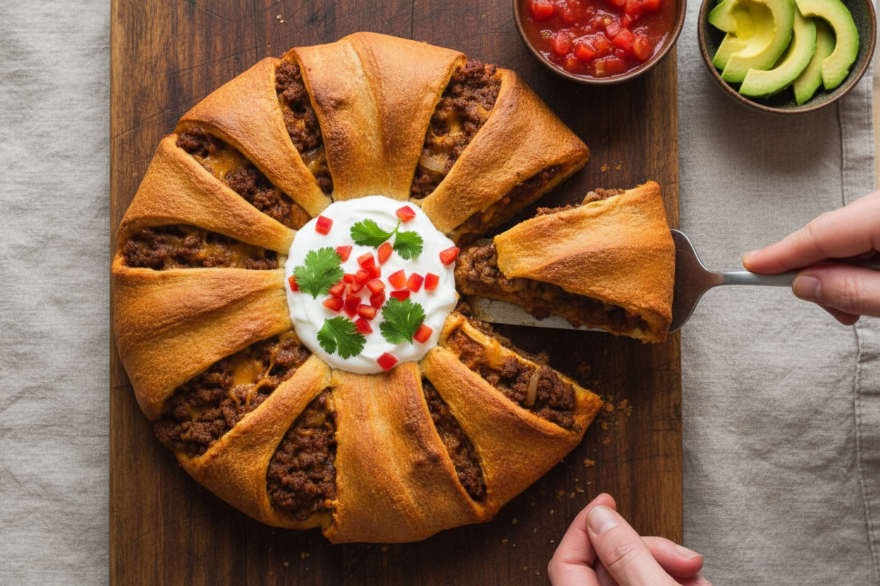 Easy Taco Crescent Ring