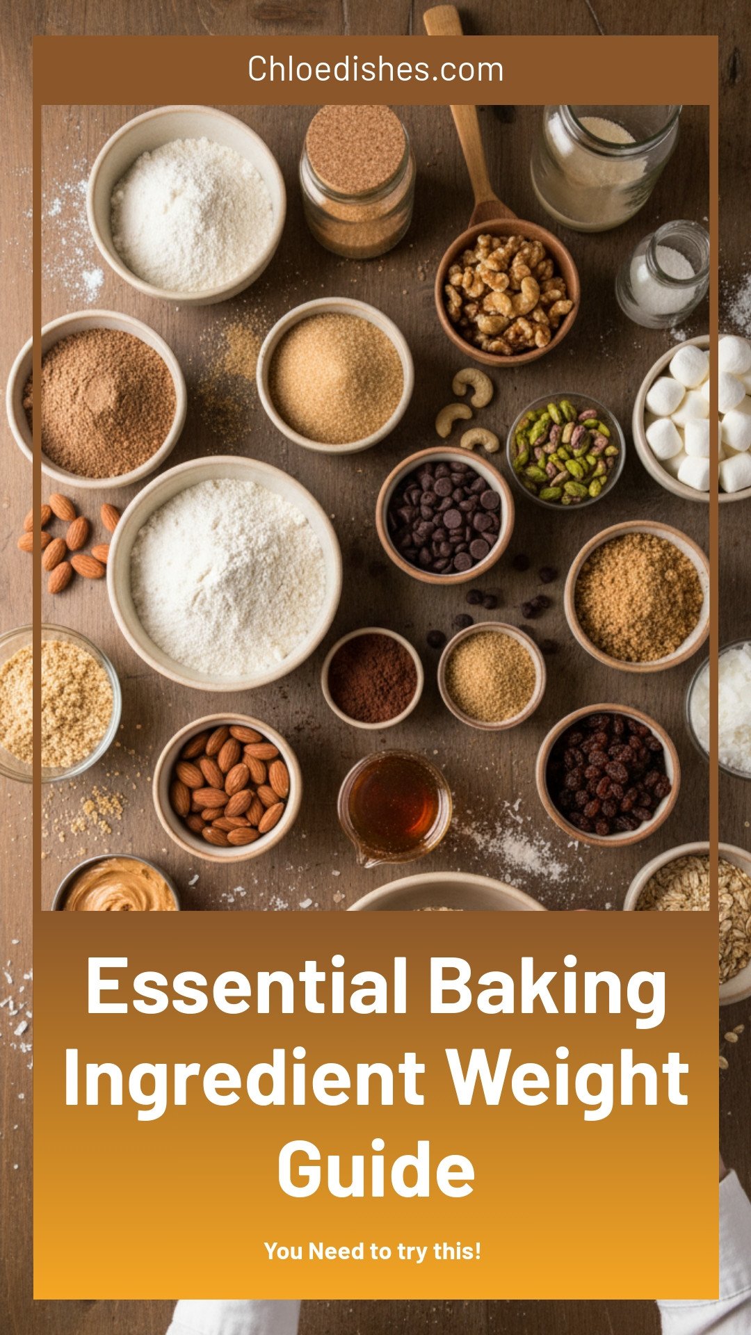 Weights for Your Favorite Baking Ingredients