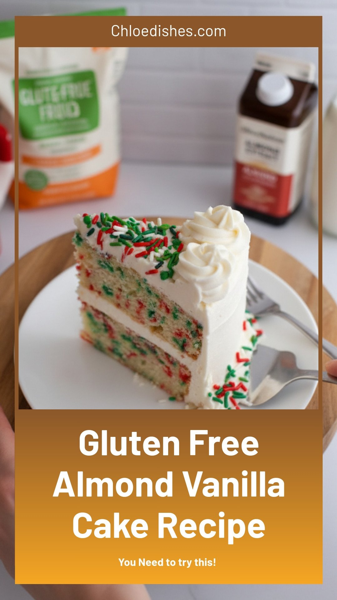 Gluten-Free Almond Vanilla Cake