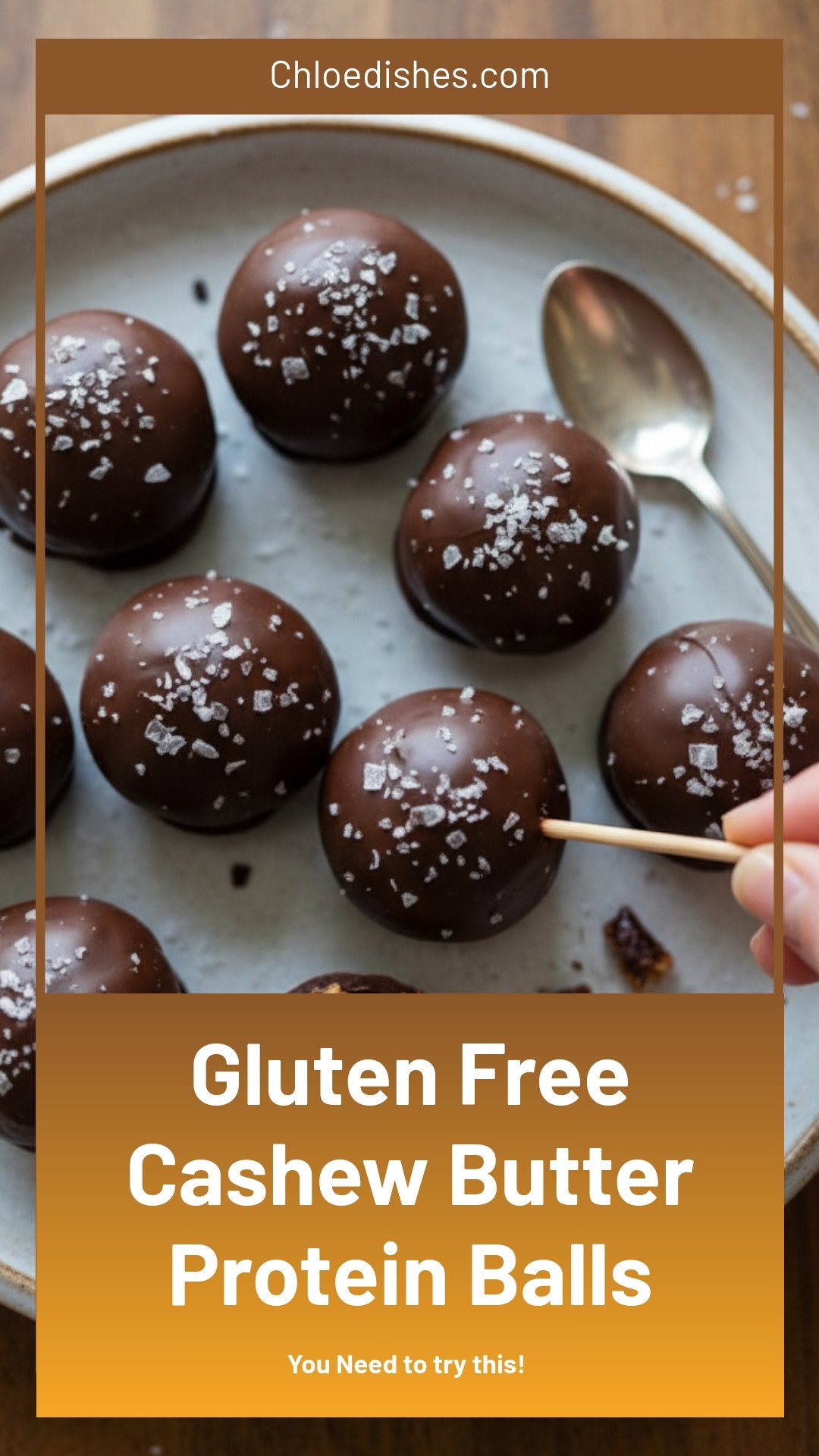 Gluten-Free Protein Balls | Cashew Butter Flavor |