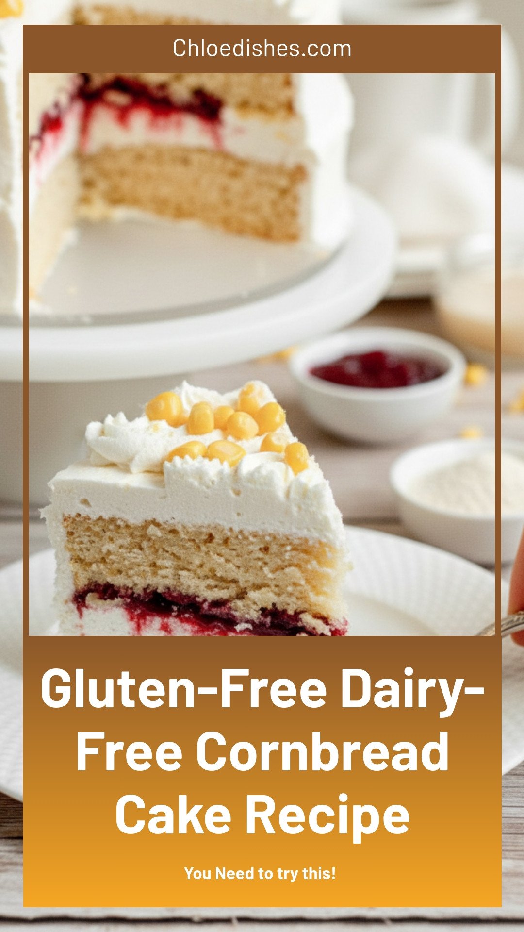 Cornbread Cake (GF & DF Option)